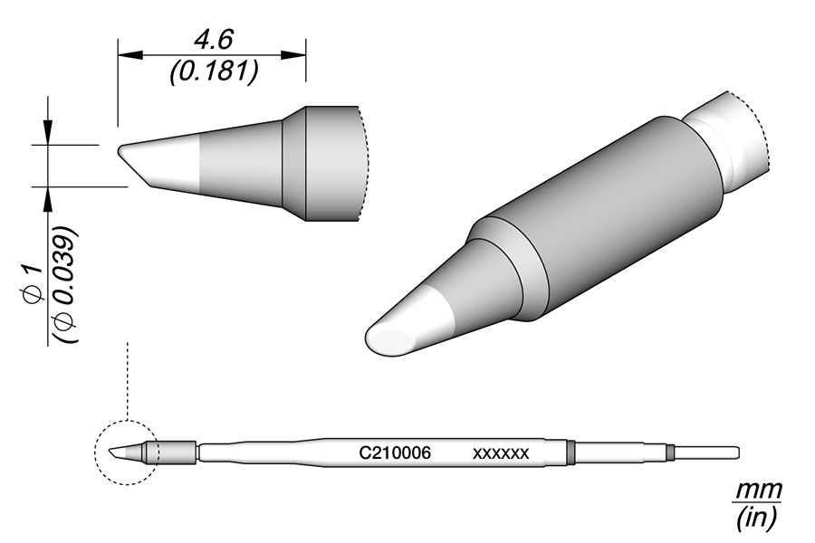 C210006 - Bevel Cartridge Ø 1